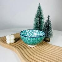 ราคา Dish.is.ceramics Colorful bowl ถ้วย ถ้วยซุป สีสันสดใส ลายญี่ปุ่น ขนาด4.5นิ้ว ชามเขียว 4.6*2.5 (12375444)