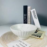 ราคา Dish.is.ceramics ชามทรงบอลลูน จานคาเฟ่ มินิมอล ลายหินอ่อน น่ารัก ชามหินอ่อนขาว6*2.75" (12375758)