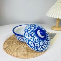 ราคา Dish.is.ceramics โถใส่ข้าว โถข้าวลายไทย สวยหรู คลาสสิค สไตล์โบราณ โถขนาดกลาง (12375819)