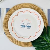 ราคา Dish.is.ceramics (มีกล่องให้) Guten appetit collection จานใส่เค้ก ลายการ์ตูน ใส่ของว่าง จานแบ่ง มีให้เลือก 2ขนาด จานหมี8นิ้ว (12375952)