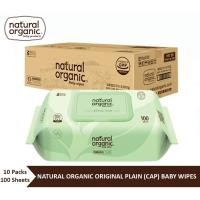 ราคา little you & me natural organic, original plain baby wipes (cap type, 10*100 sheets) ทิชชูเปียกออแกนิ (12385327)