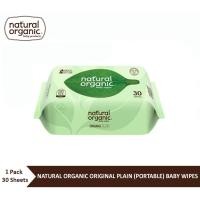 ราคา little you & me natural organic, original plain baby wipes (portable type, 30 sheets) ทิชชูเปียก (12385369)