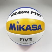 ราคา Thaibasshop วอลเลย์บอล ลูกวอลเลย์บอล Mikasa BV550C วอลเลย์บอลชายหาดหนังเย็บ PU ขนาดมาตรฐาน Normal (12407070)