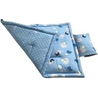 ราคา Palm&Pond ที่นอนเด็กอนุบาล ที่นอนปิคนิค 100% Cotton วาฬฟ้า (12413805)