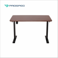 ราคา PROSPEC โต๊ะทำงานปรับระดับไฟฟ้า หน้าโต๊ะไม้จริง ขาโต๊ะ Premium Single Motore 2 Stage ขนาด 120x70cm. ดำ/Black วอลนัท/Walnut (12417261)