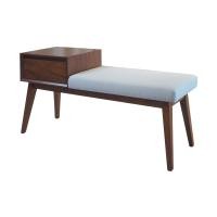 ราคา McMICHAEL STORE, เฟอร์นิเจอร์ไม้แท้ รุ่น 7003-509 ม้านั่งมีลิ้นชัก (สีเชอร์รี่) ไม้ยางพารา (12419462)