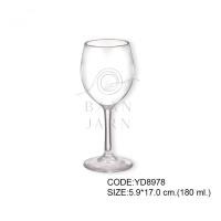 ราคา baan jarn แก้วไวน์พลาสติกใส ตกไม่แตก แก้วไวน์แดง ไวน์ขาว น้ำหนักเบา (yd8978) (12426983)