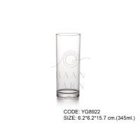 ราคา Baan Jarn แก้วน้ำใส ทรงกระบอกสูง ตกไม่แตก ทำจากโพลีคาร์บอเนต จุ 345ml. poly glass YG8922 : สีใส (12427011)