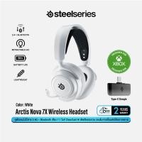 ราคา Steelseries Arctis Nova 7 / 7P / 7X Wireless Gaming Headset หูฟังเกมมิ่งไร้สาย รองรับ PC, PS, XBOX #Qoomart XBOX - White (12382203)