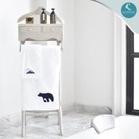 ราคา LOFTYSOFT ผ้าเช็ดตัว ผ้าขนหนูเช็ดตัว ผ้าเช็ดตัวโรงแรม Organic Cotton100% นำเข้าจาก USA ผ้าเช็ดผม(35x75cm) North Pole - White (12395834)