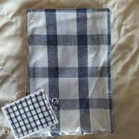 ราคา The Simple Home ผ้าเช็ดจาน ผ้าเช็ดแก้ว ผ้าเช็ดอเนกประสงค์ Glass-cloth Napkin Tea-towel ลายตาราง 96E 47x70cm ตาราง (12417105)