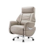 ราคา BUNISE เก้าอี้หนังไฟฟ้า เก้าอี้ทำงานหนังเก้าอี้ทำงานผู้บริหารเก้าอี้ทำงานคอมพิวเตอร์ white (12402037)