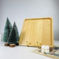 ราคา Dish.is.ceramics ถาดไม้สีอ่อน ถาดไม้ คาเฟ่ เพิ่มความหรู จานลายไม้ คลาสสิค ถ้าไม้สี่เหลี่ยม10' (12383031)