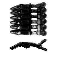 ราคา TONI&GUY กิ๊บปากจระเข้ แบบติดแน่น แพ็ค 6 ตัว ผิวเรียบมัน ขนาดยาว 11 ซม. ปากกว้าง 85 องศา ไม่กินเส้นผม วัสดุเกรด A - สีดำ/สีแดง/สีน้ำเงิน/สีม่วง สีดำ (12383208)