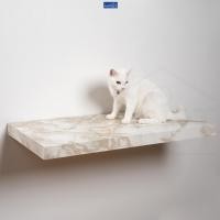ราคา FASTTECT บันไดแมว ติดผนัง มินิมอล หินอ่อนครีม 40x90 ซม. (12429069)