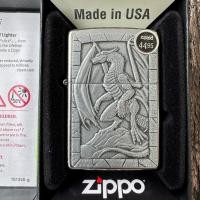 ราคา zippo dragon emblem design - street chrome ที่จุดไฟไหว้เจ้าพรีเมียม zippo จุดติดชีวิตไม่สะดุด (12451138)