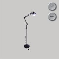 ราคา toshino โคมไฟตั้งพื้น dl-05 สีดำ (หลอดไฟขั้ว e27) ขาปรับระดับได้ สายยาว1.2เมตร desk lamp (12462087)