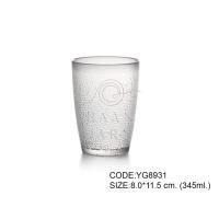 ราคา Baan Jarn แก้วน้ำสีชา ตกไม่แตก แก้วสระน้ำ โพลีคาร์บอเนต เกรดดี เหมือนจริง poly glass YG8931:ใหญ่สีขาว (12427039)