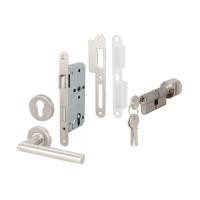 ราคา นพดลพาณิช HAFELE มือจับก้านโยก สีสแตนเลส รุ่น 499.10.100 / 499.10.108 | ชุดมือจับก้านโยก มือจับประตู ลูกบิด ลูกบิดประตู ห้องทั่วไป (12435406)