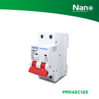 ราคา NANO เซอร์กิตเบรกเกอร์ NANO PLUS 2Pole 10kA รุ่น PMD42C 125A PMD42C125 (12428741)
