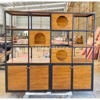 ราคา 99HomeStore ตู้+ชั้นโชว์ ก45*ย200*ส60/180 Normal (12431815)