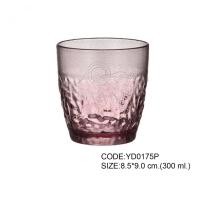 ราคา Baan Jarn แก้วน้ำใส มินิมอล สไตล์วินเทจ ตกไม่แตก 300 ml. เหมือนแก้วจริง โพลีคาร์บอเนต poly glass YD0175P (12427020)