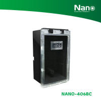 ราคา NANO กล่องฝาปิดกันน้ำ 3x5.5" (30 ชิ้น/กล่อง) รุ่น NANO-406 ดำ(ฝาใส) NANO-406BC (12437749)