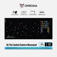 ราคา onikuma mp008 be the coolest gamers mousepad แผ่นรองเม้าส์เกมมิ่้ง ผิว control ขนาดใหญ่ #qoomart (12447975)