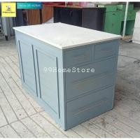 ราคา 99HomeStore ไอส์แลนด์ครัว (ทอปหินสังเคราะห์) ก80*ย120*90 Normal (12431843)