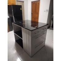 ราคา 99HomeStore ไอส์แลนด์ครัว ก80*ย120*ส90 **ทอปหินสังเคราะห์ Normal (12431913)