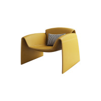 ราคา MJhomedesigns เก้าอี้อาร์มแชร์รุ่น CH544 Yellow (12437131)
