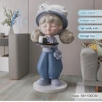ราคา Home Ideas ตุ๊กตา Bluetooth รุ่น ผู้หญิงมัดแกะถือถาด 5 (12438917)