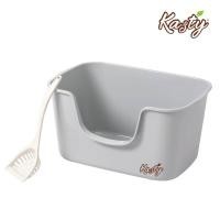 ราคา Kasty แคสตี้ กะบะทรายแมว รุ่นขอบสูงพิเศษ แข็งแรง ทนทาน รับน้ำหนักได้เยอะ รับแรงกระแทกได้ ยืดหยุ่น ขนาด 64*42*33 cm. Kasty กะบะทรายสีเทา (12369426)
