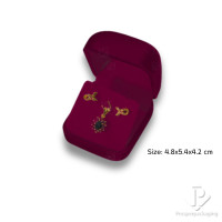 ราคา prosperpack กล่องกำมะหยี่ใส่เครื่องประดับ ต่างหู สร้อยคอ จี้ รุ่น 26 เลือดหมู/เลือดหมู (12371420)