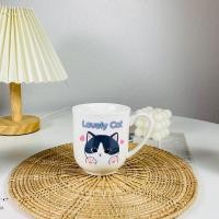 ราคา Dish.is.ceramics lovely cat mug แก้วแมว สุดน่ารัก แก้วกาแฟ เนื้อเซรามิค เข้าเวฟได้ แมวดำ (12375200)