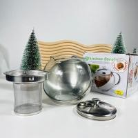 ราคา Dish.is.ceramics stainless steel ชุดชงน้ำชา กาน้ำชา แสตนเลส พร้อมที่กรองชาในตัว จุได้ถึง 900 ml. ชุดน้ำกา (12375235)