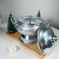 ราคา Dish.is.ceramics โถใส่ข้าว โถข้าว ลายไทยดอกไม้ เบอร์20และ 22 โถข้าว เบอร์20 (12375455)