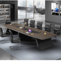 ราคา High-tech-bed Furniture โต๊ะประชุม โต๊ะประชุม 10 ที่นั่ง โต๊ะประชุมขาเหล็ก โต๊ะประชุม 18 ที่นั่ง รุ่น CFT-10 400cm+เก้าอี้14 (12406138)