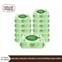 ราคา little you & me natural organic,original plain baby wipes (portable,12*30 sheets) ทิชชูเปียกออแกนิค (12385328)