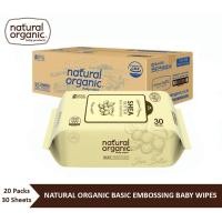 ราคา little you & me natural organic,basic embossing baby wipes (portable type, 20 x 30sheets) ทิชชูเปียก (12385337)
