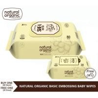 ราคา little you & me natural organic, basic embossing baby wipes (cap type, 80 sheets) ทิชชูเปียก (12385339)