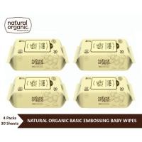 ราคา little you & me natural organic,basic embossing baby wipes (portable, 4*30 sheets) ทิชชูเปียกออแกนิค (12385375)