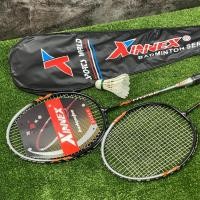 ราคา Double K Sport ไม้แบด ไม้แบดมินตัน Zinnex **แพ็คคู่พร้อมซองเต็มใบ** **แถมฟรี ลูกแบด 1 ลูก** ส้ม (12422588)