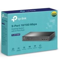 ราคา PANSONICS TP-LINK TL-SF1009P Switching Hub 8 Port( POE ,+1 Uplink) Normal (12427548)
