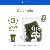 ราคา Flip Official Store No.3 Wake กาแฟสำเร็จรูป พร้อมชง Specialty Instant Coffee Cold Brew กาแฟพิเศษ Columbia Flip6 (12436230)