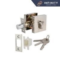 ราคา HAFELE กุญแจลิ้นตาย แป้นทรงเหลี่ยมและทรงกลม รุ่นโมเดิร์น ขนาดฝาครอบเส้นผ่าศูนย์กลาง 6.7 CM 489.10.577 489.10.574 สีสแตนเลส ทรงเหลี่ยม (12444534)