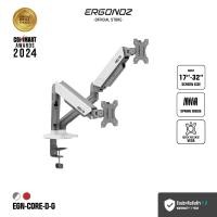 ราคา ERGONOZ แขนจับจอ ขาตั้งจอคอมพิวเตอร์ Monitor Arm รุ่น Core Twin สำหรับหน้าจอ 17 - 32 นิ้ว (12461808)