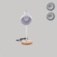 ราคา toshino โคมไฟตั้งโต๊ะ dl-03 สีขาว (หลอดไฟขั้ว e27) ขาปรับระดับได้ สายยาว1.2เมตร desk lamp (12461842)