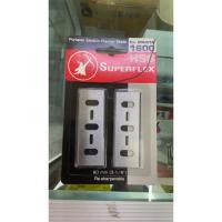 ราคา นพดลพาณิช Superflex ใบมีดกบไฟฟ้า ขนาด 3-1/8" (80 มม.) 2 ใบ/ชุด Model 1600 | ใบมีด เครื่อมือตัด Model 1600 (12434816)