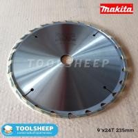 ราคา Toolsheep ใบเลื่อยวงเดือน MAKITA ขนาด 9 นิ้ว ฟันคาร์ไบด์ สำหรับตัดไม้ 9นิ้ว x 24T 235mm (12462294)